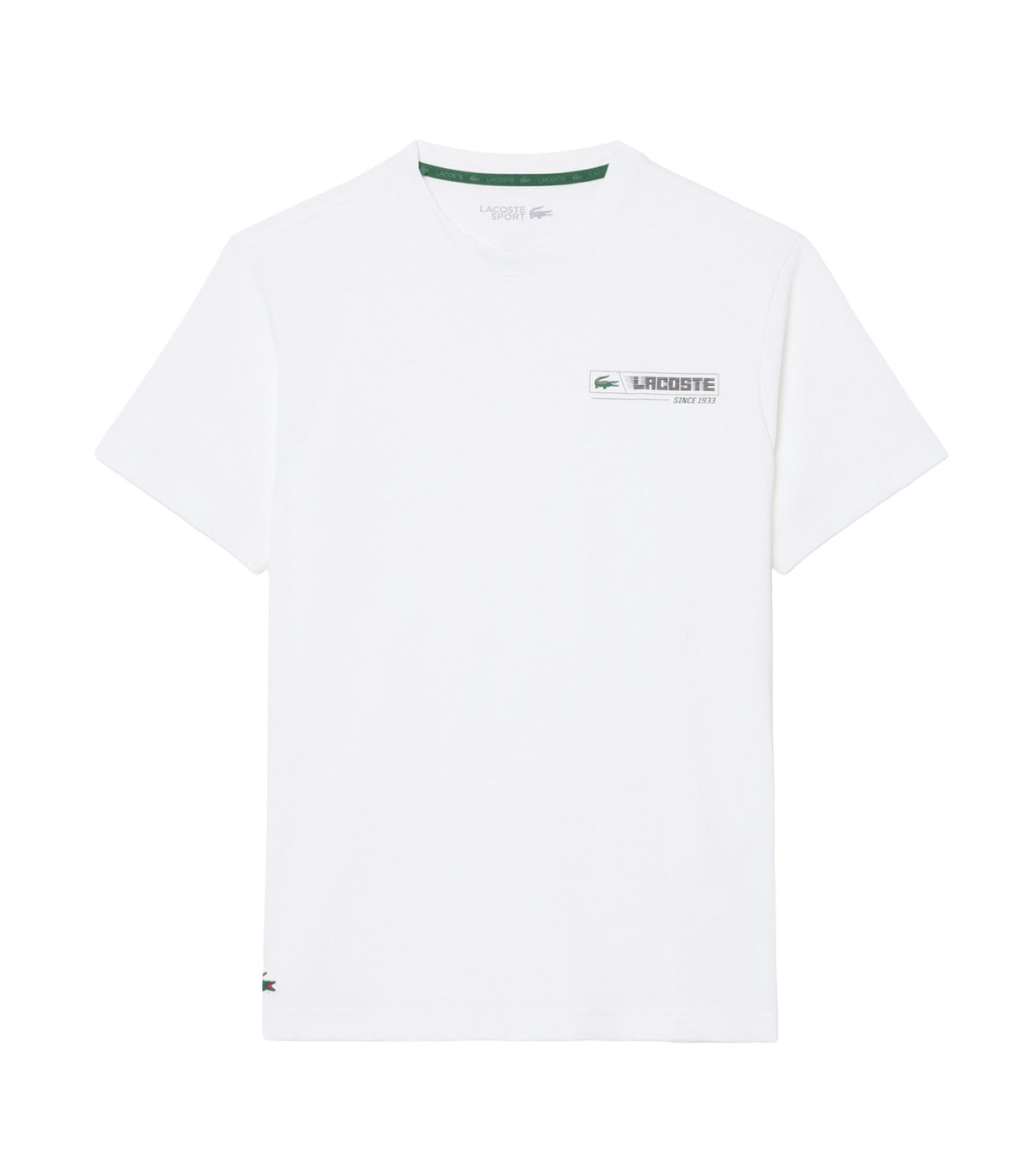 Ultra Dry Printed Sport T-Shirt White/Green