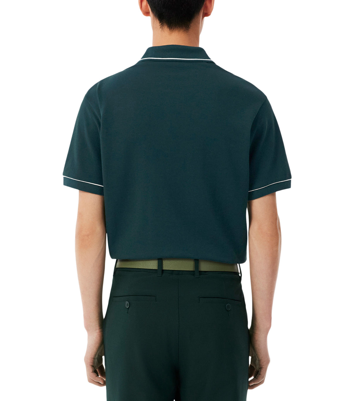 Heat Regulating Mini Piqué Golf Polo Shirt Forest Green