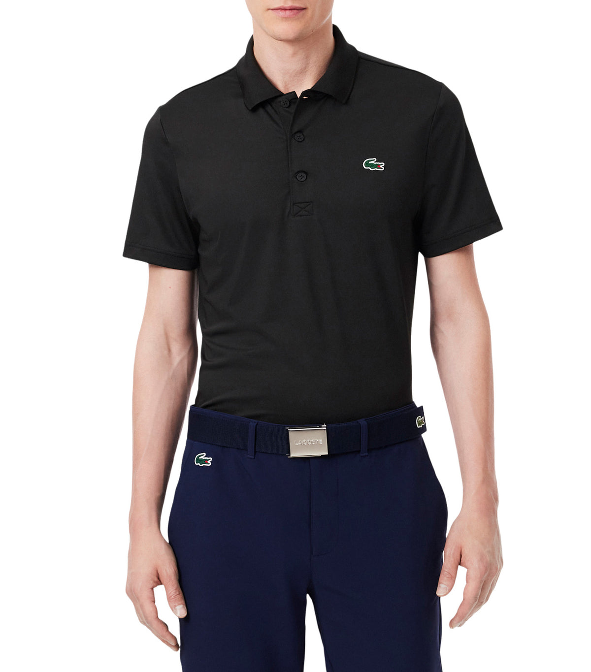 Ultra Dry Stretch Golf Polo Shirt Black