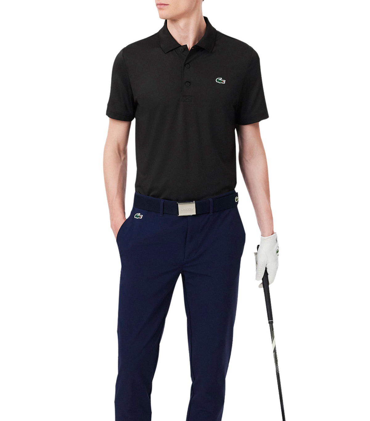 Ultra Dry Stretch Golf Polo Shirt Black