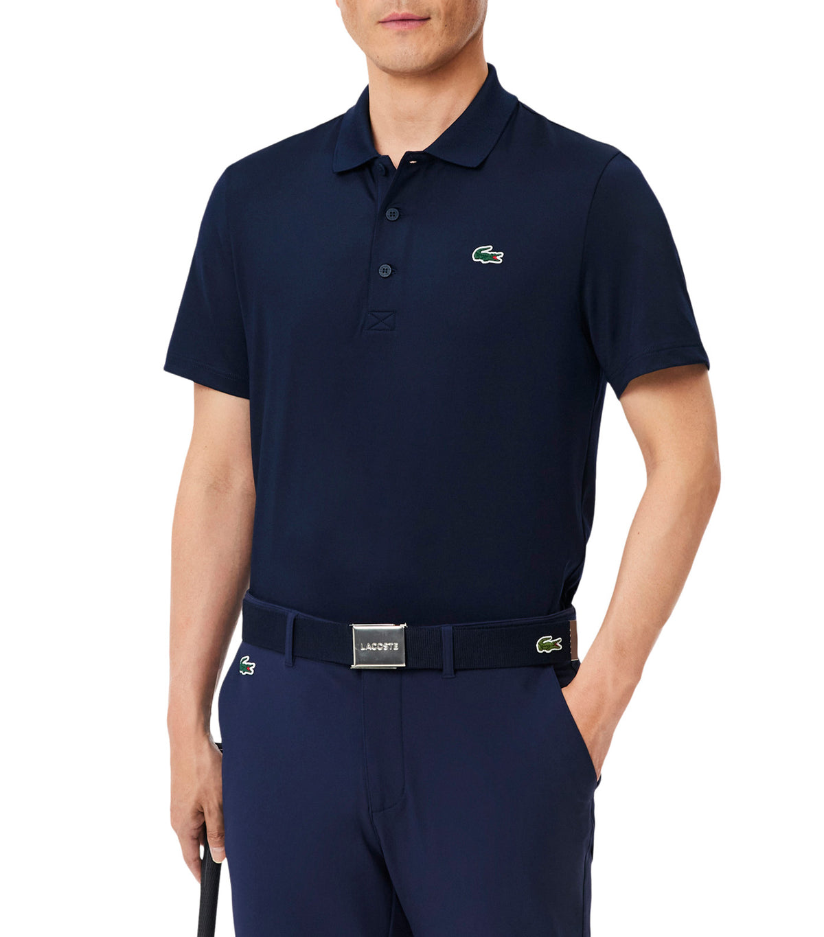 Ultra Dry Stretch Golf Polo Shirt Navy Blue