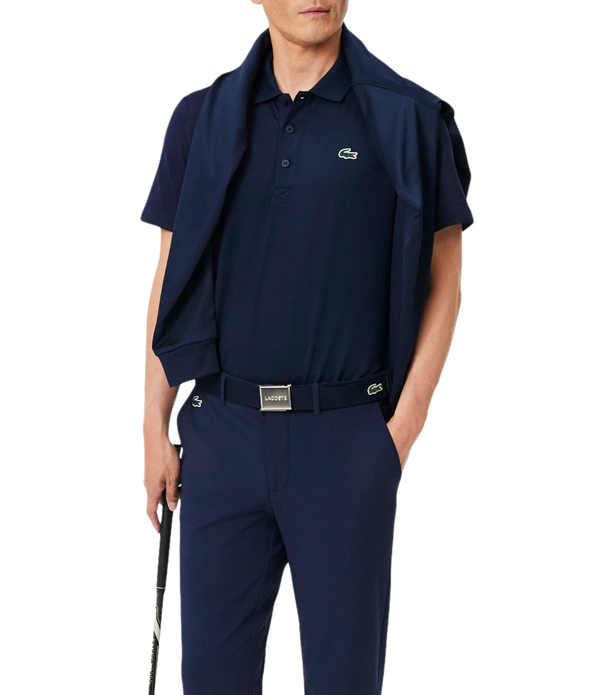 Ultra Dry Stretch Golf Polo Shirt Navy Blue