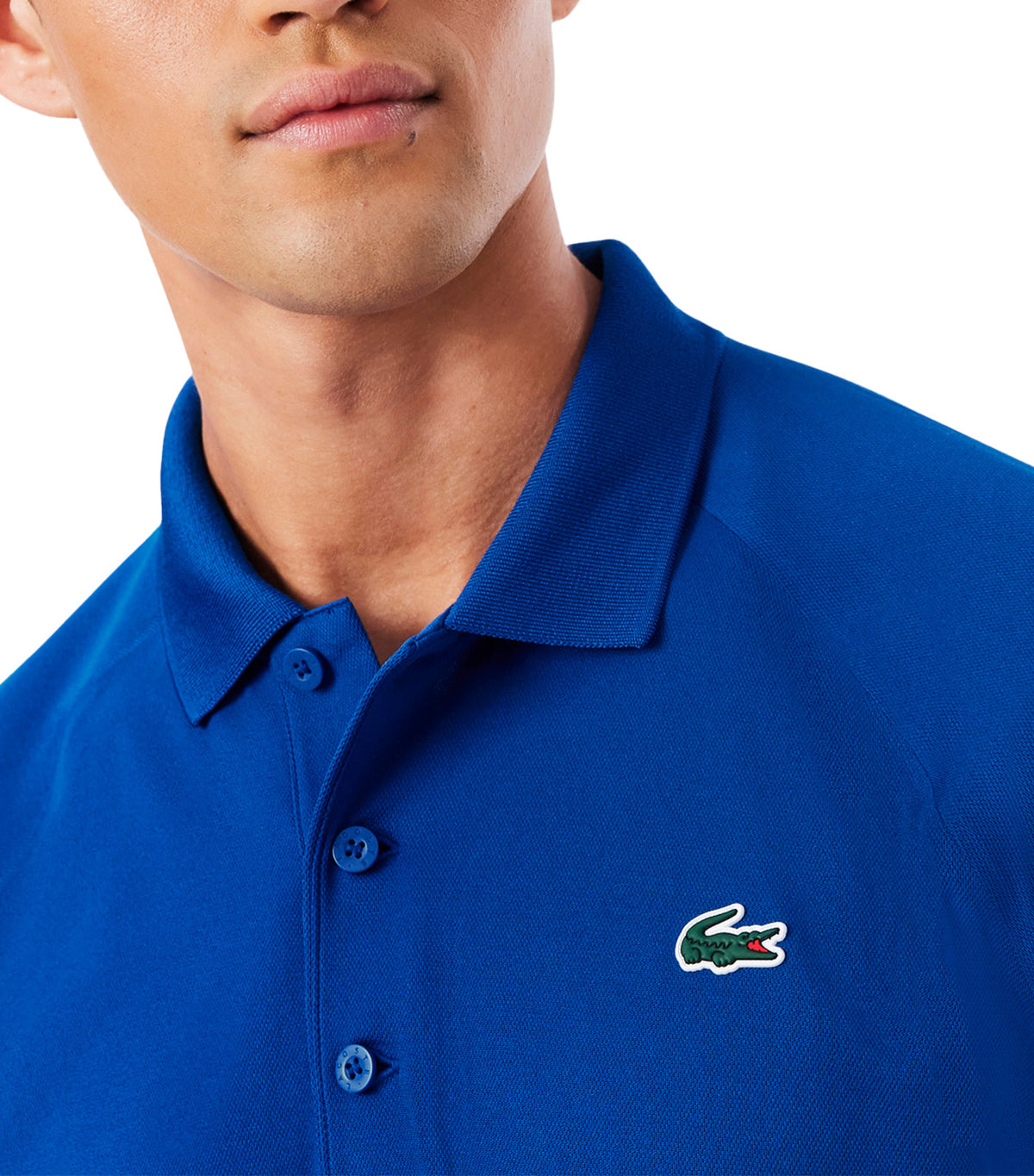 SPORT Abrasion-Resistant Interlock Polo Cobalt