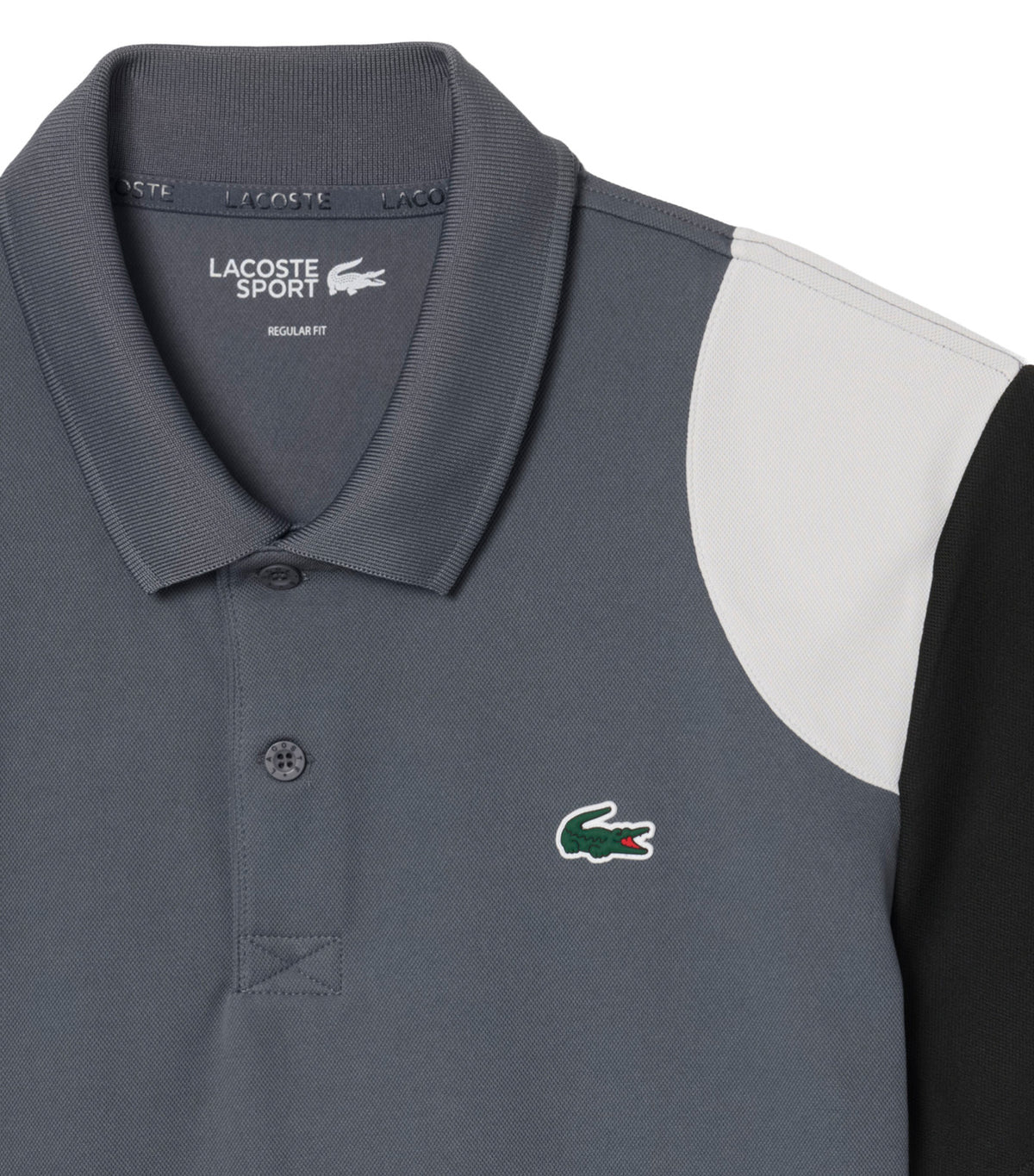 Ultra Dry Color-Block Sport Polo Shirt Urban/Patisson/Black