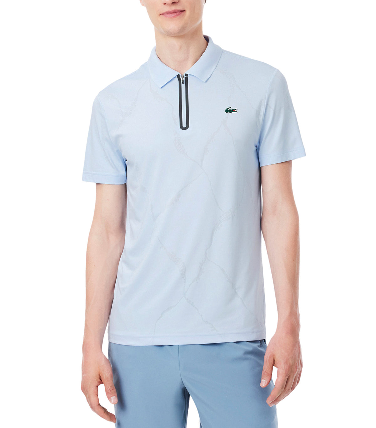Ultra Dry Jacquard Crocodile Tennis Polo Shirt Rill