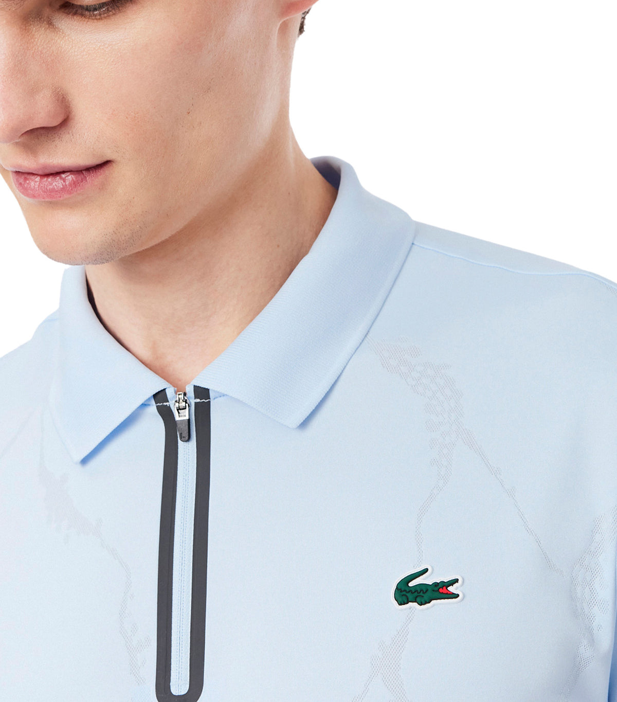 Ultra Dry Jacquard Crocodile Tennis Polo Shirt Rill