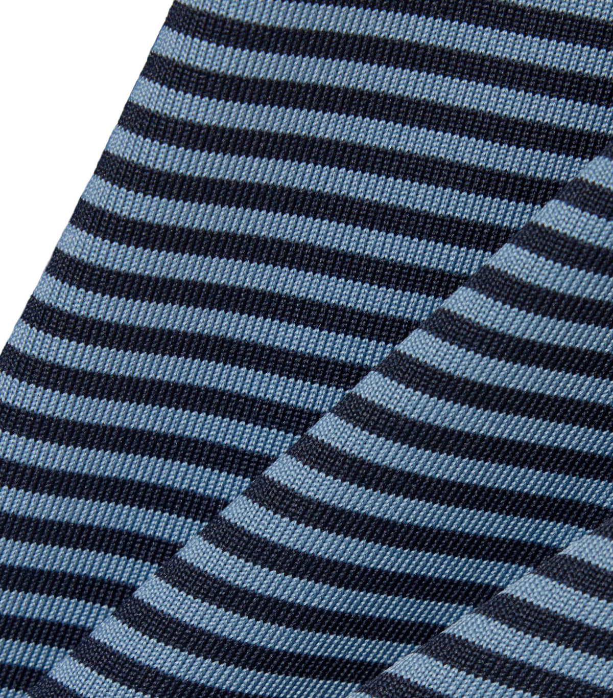 Ultra Dry Striped Golf Polo Shirt Navy Blue/Aral