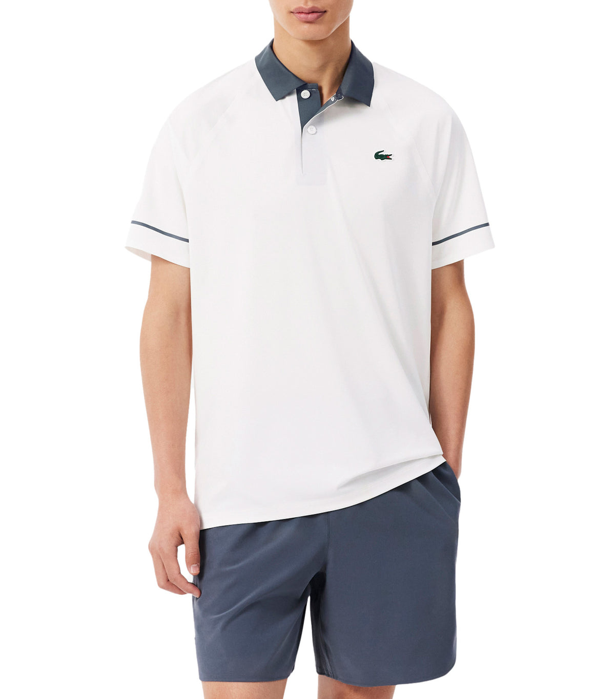Tennis x Novak Djokovic On Court Polo Shirt Flour/Urban