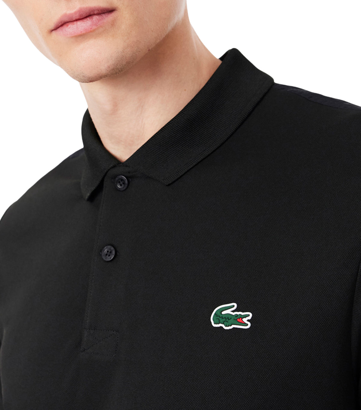 Ultra Dry Dual Fabric Sport Polo Shirt Black/Graphite