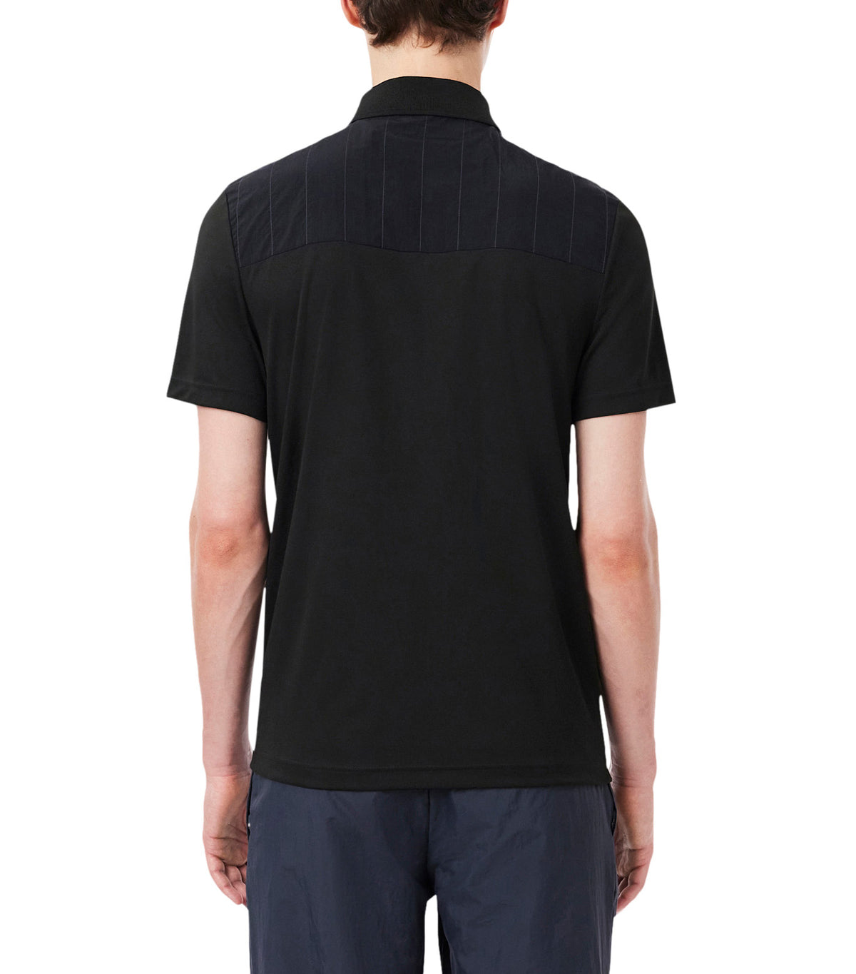 Ultra Dry Dual Fabric Sport Polo Shirt Black/Graphite