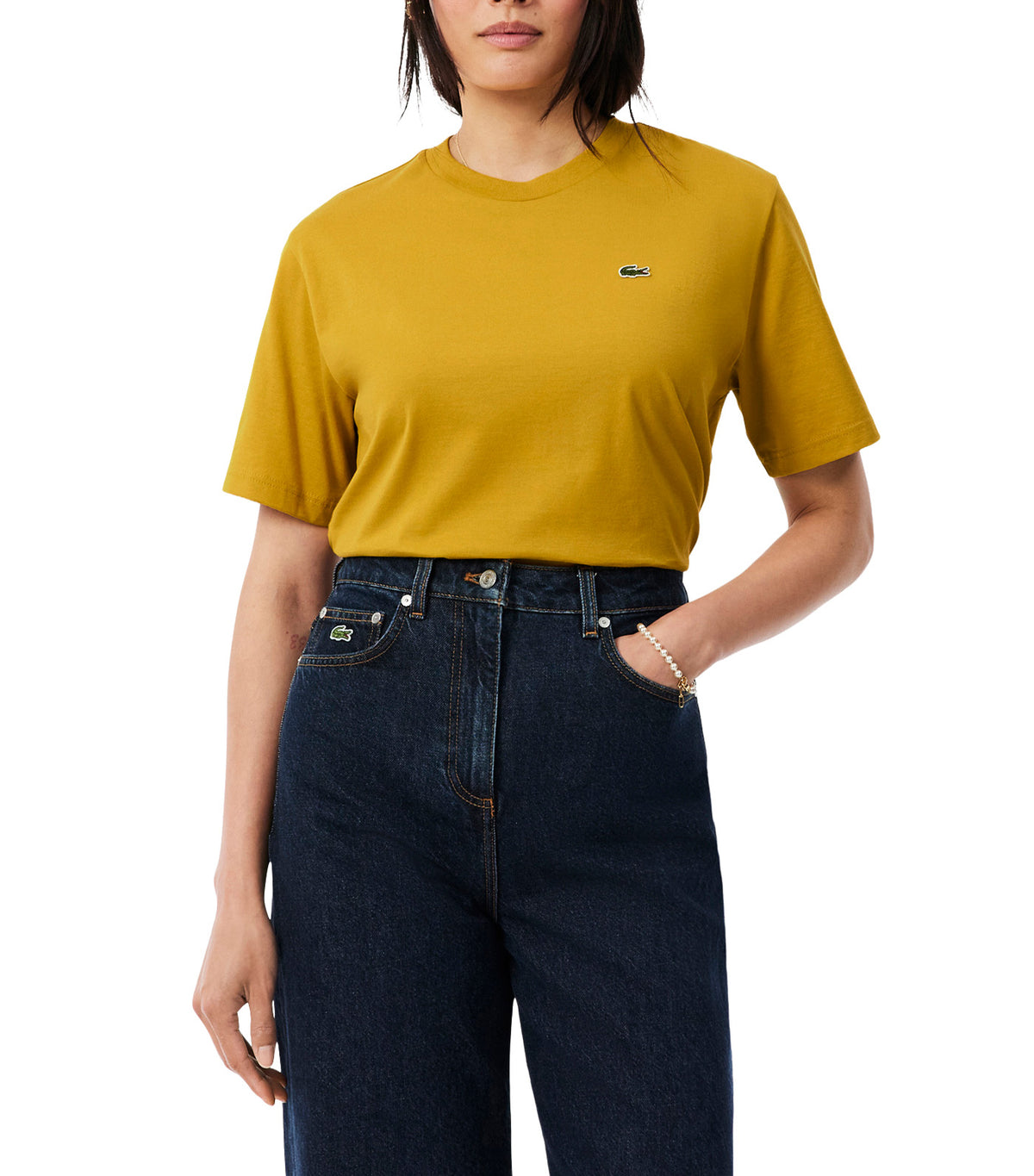 Lightweight Cotton Pima Jersey T-Shirt Honey