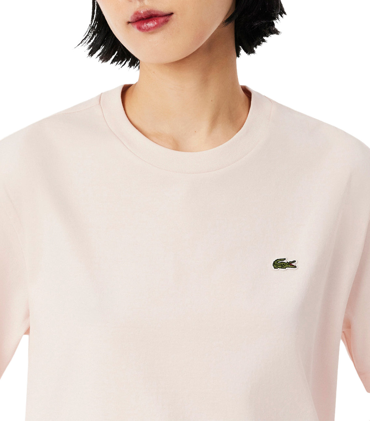 Lacoste Women Lightweight Cotton Pima Jersey T-Shirt Mansia