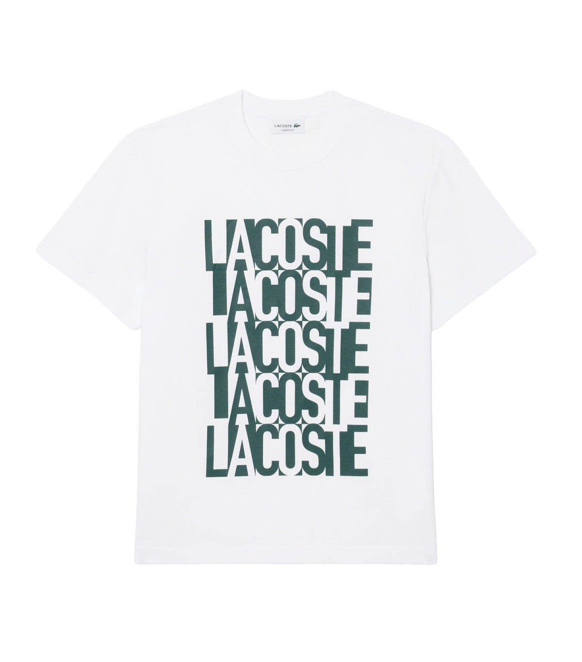 Printed Cotton T-Shirt White
