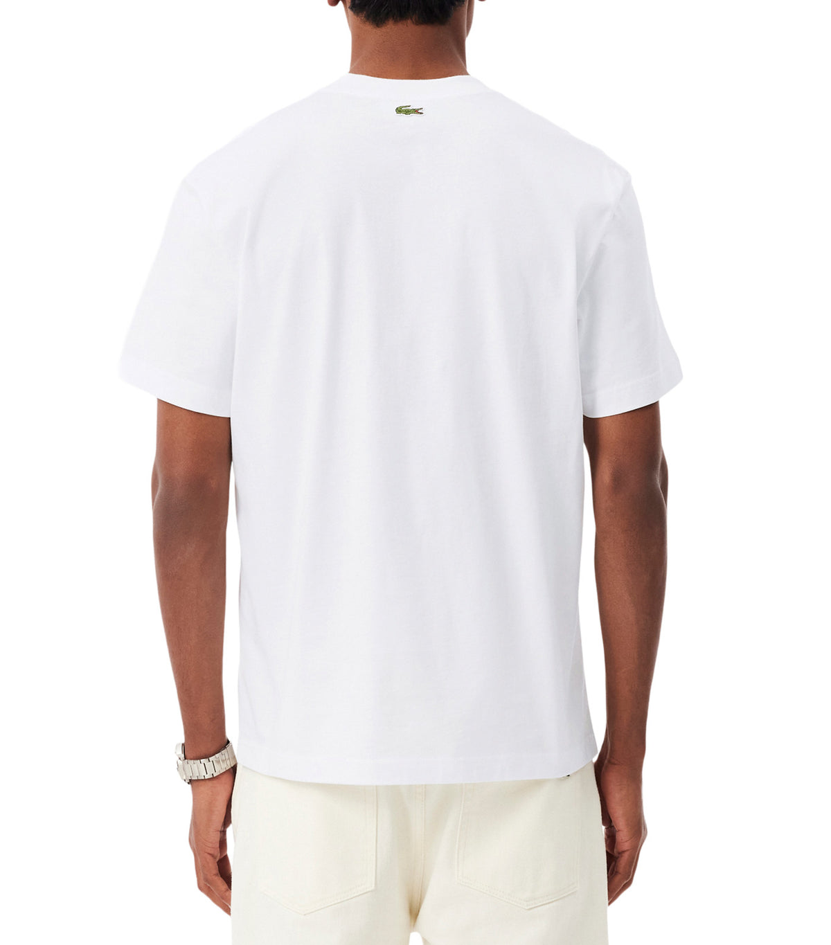 Printed Cotton T-Shirt White