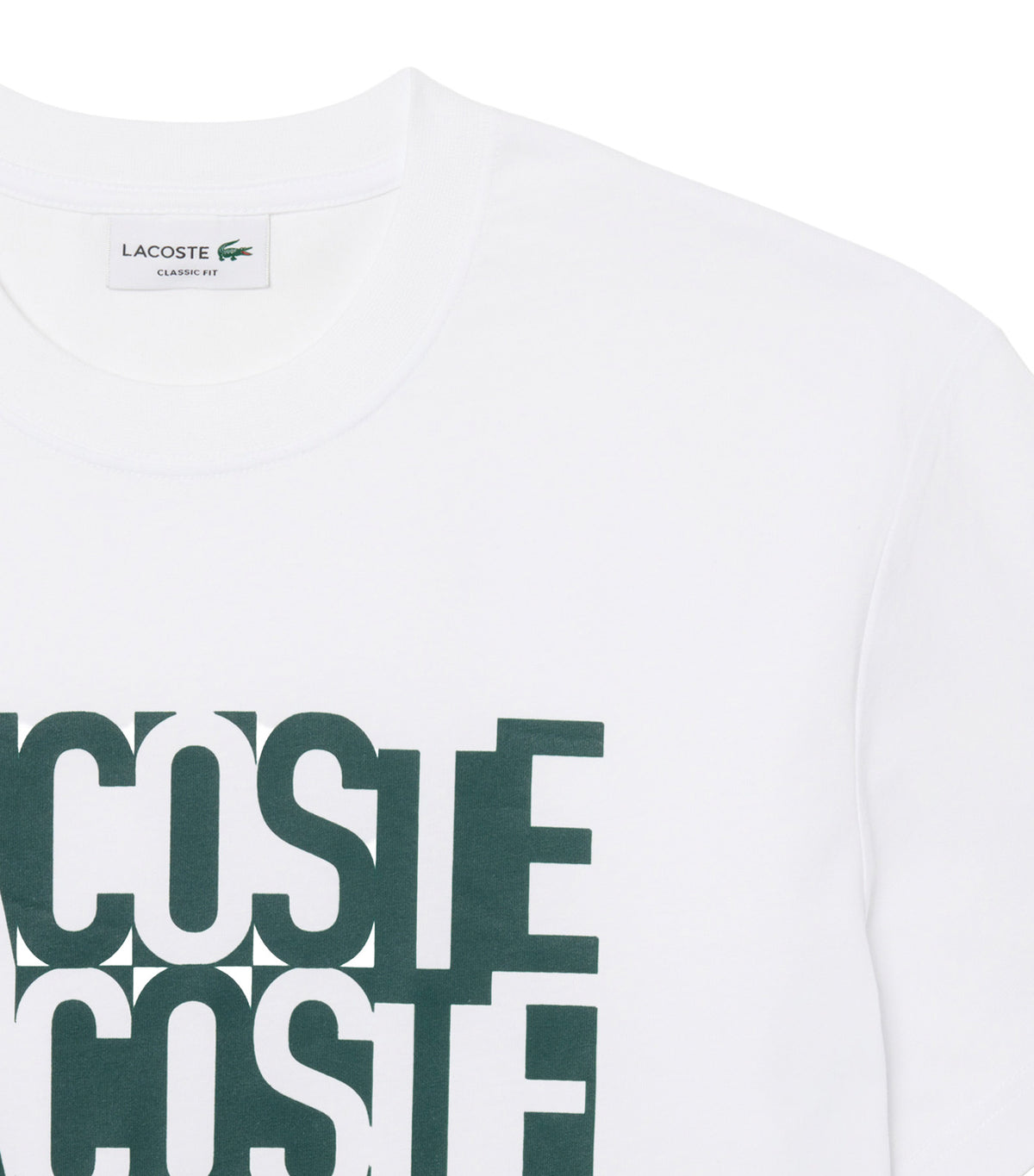Printed Cotton T-Shirt White