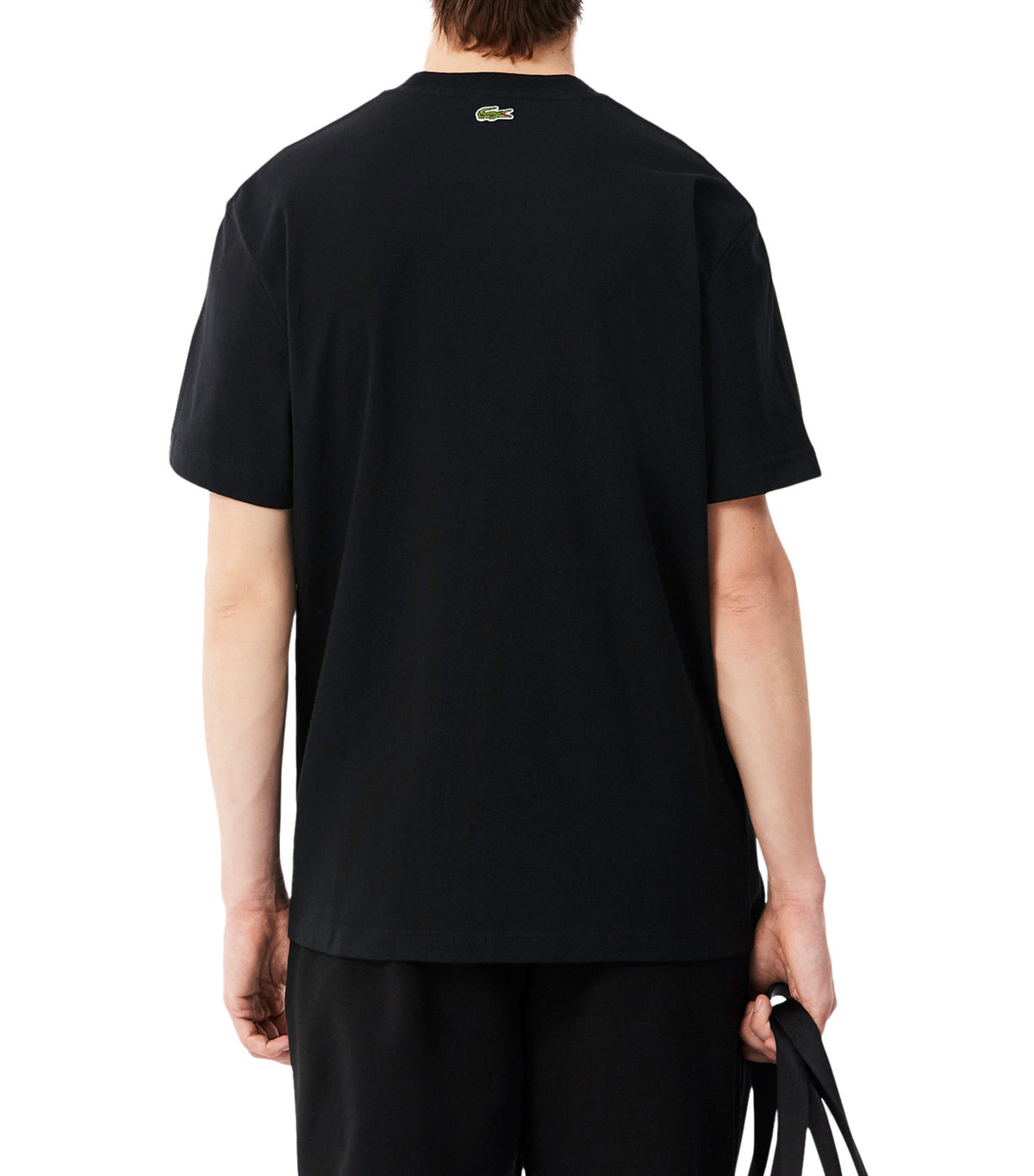 Printed Cotton T-Shirt Black