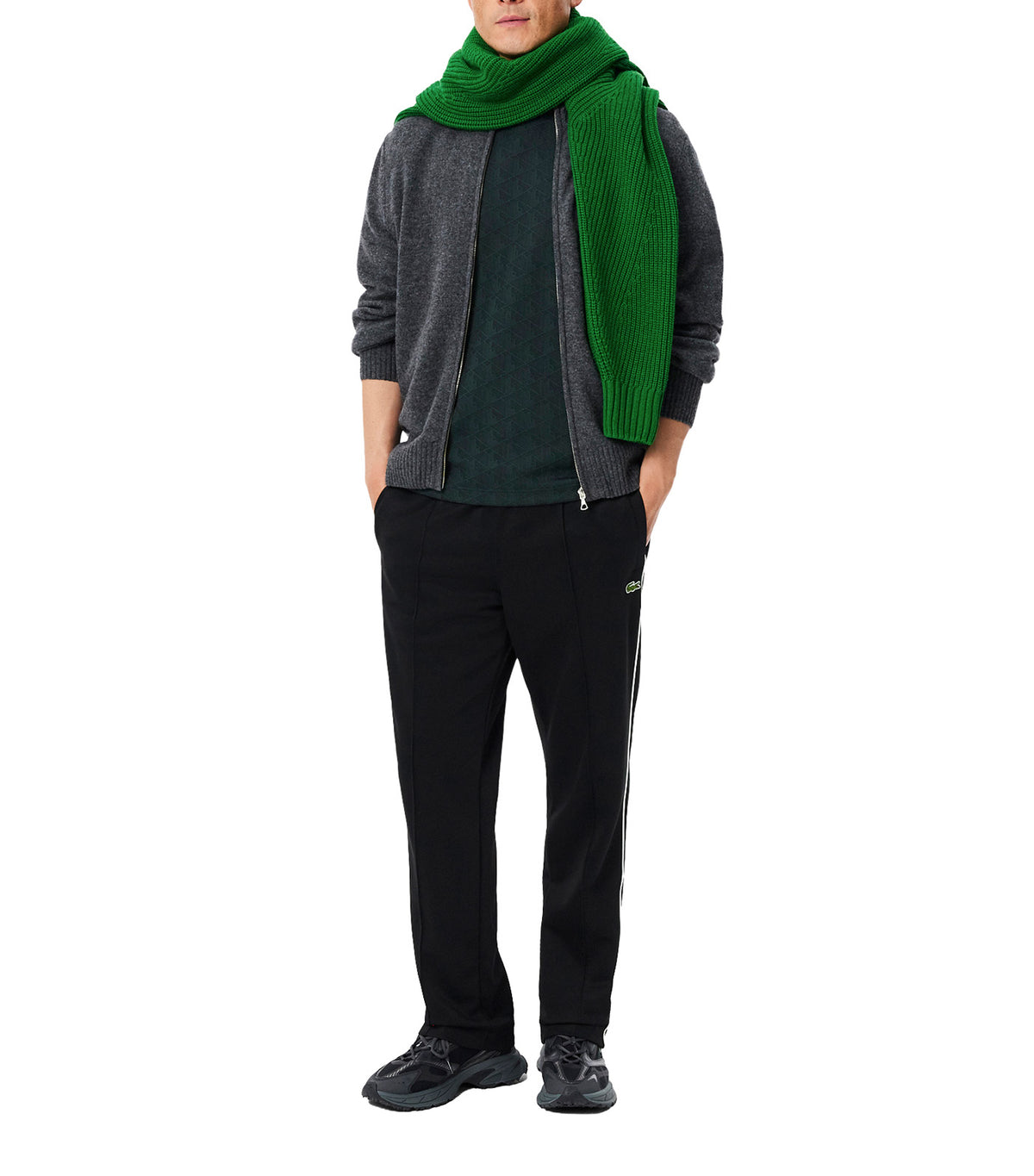 Monogram Jacquard T-Shirt Dark Green/Green