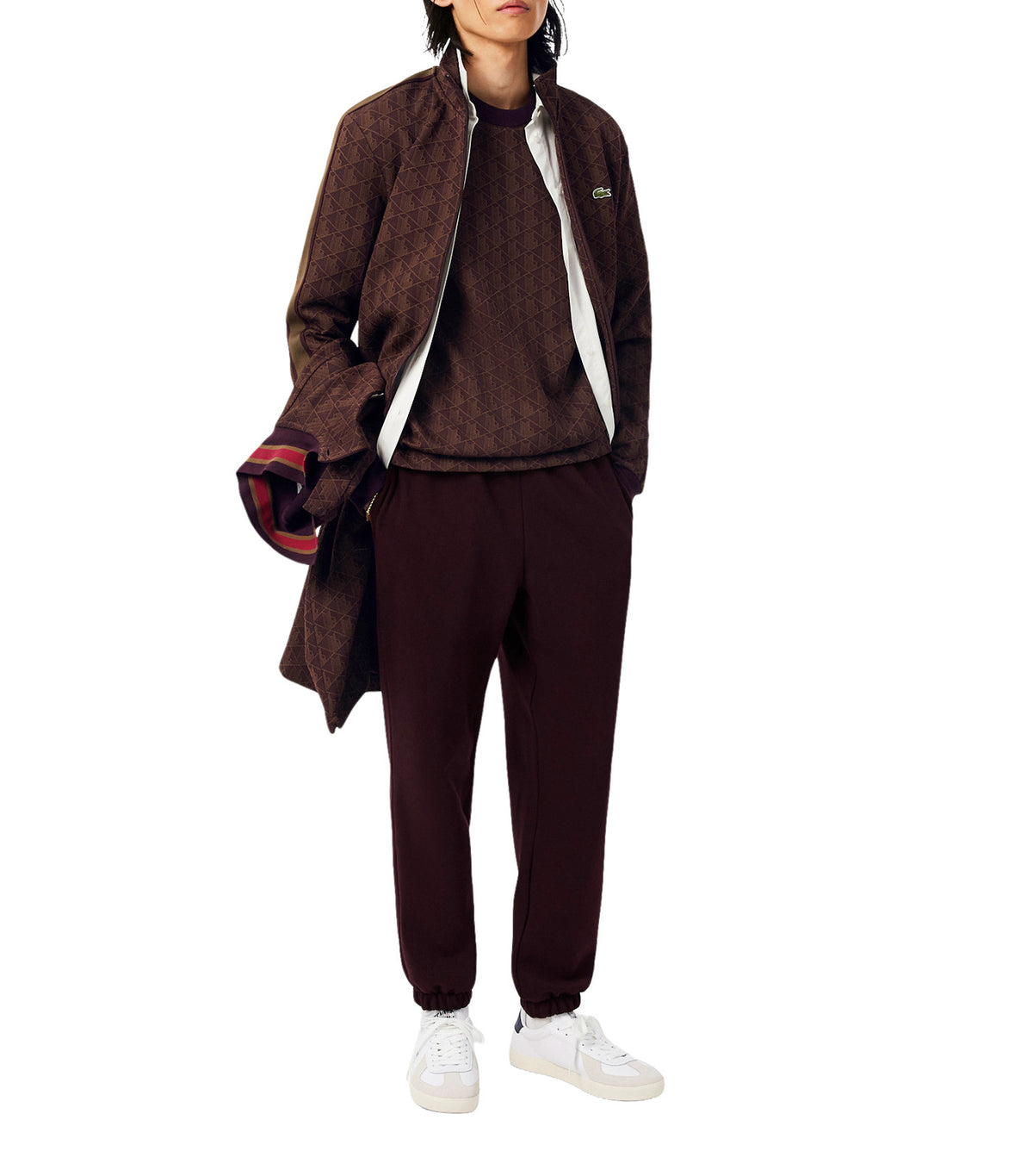 Monogram Jacquard T-Shirt Brown