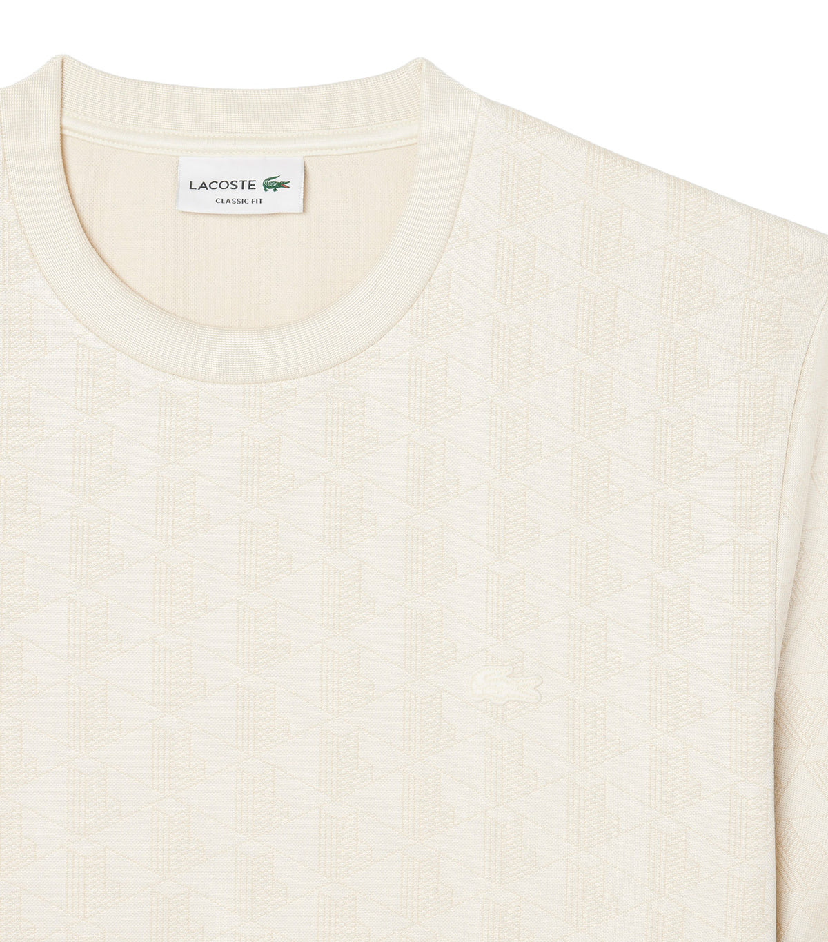Monogram Jacquard T-Shirt Mother of Pearl