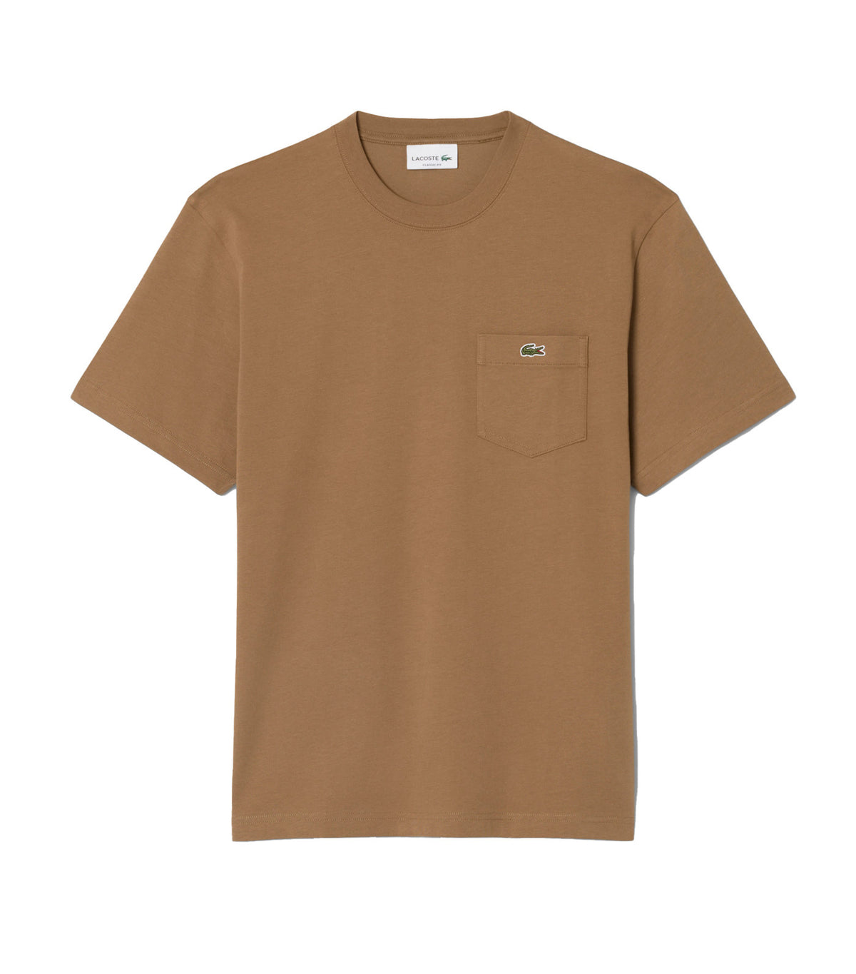 Cotton T-Shirt with Breast Pocket Cookie
