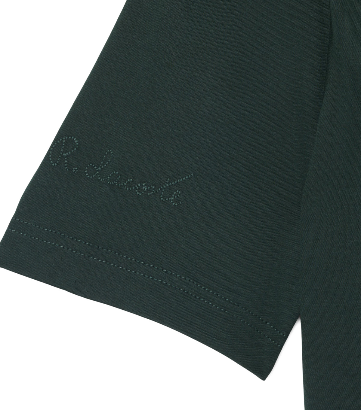 Embroidered Signature T-Shirt Forest Green