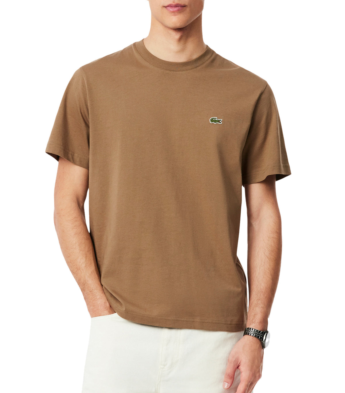 Classic Fit Cotton Jersey T-Shirt Cookie