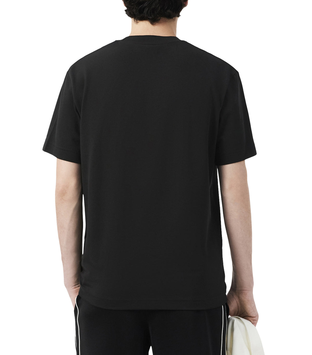Pima Cotton Piqué T-Shirt Black