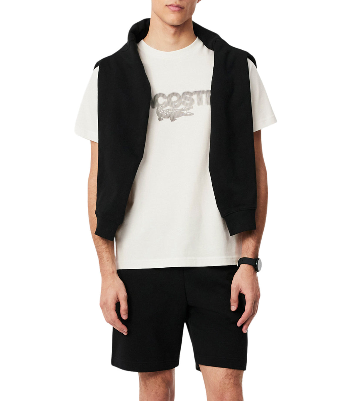 Printed Cotton Jersey T-Shirt Flour