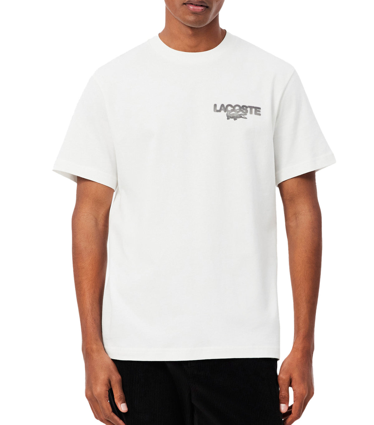Tennis Print Jersey T-Shirt Flour
