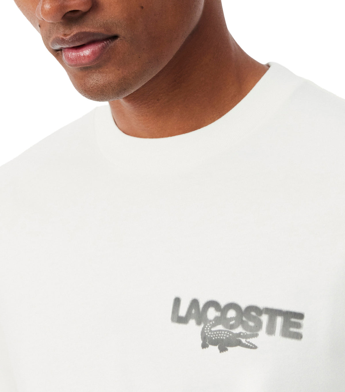 Tennis Print Jersey T-Shirt Flour