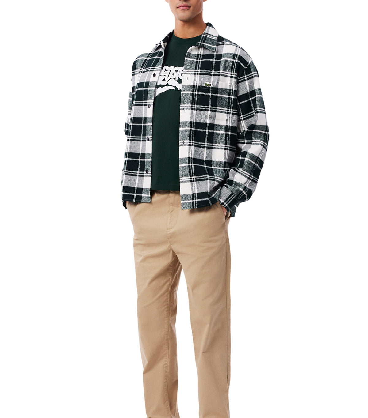 Classic Fit Printed Cotton T-Shirt Sinople
