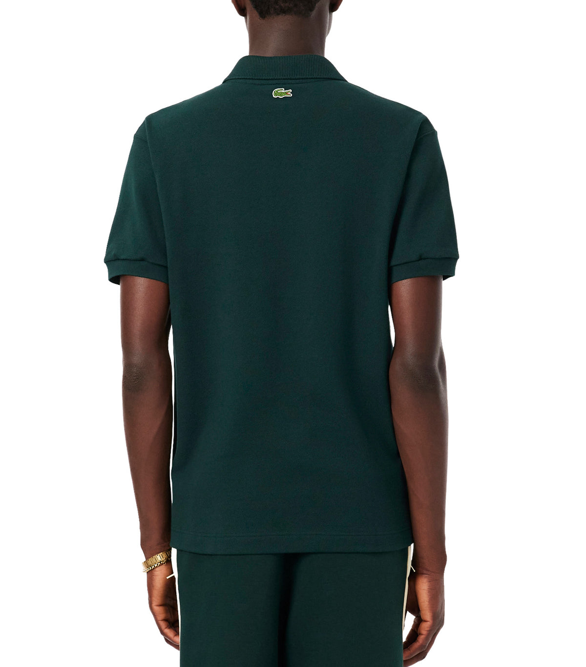 Classic Fit French Made Piqué Polo Shirt Sinople