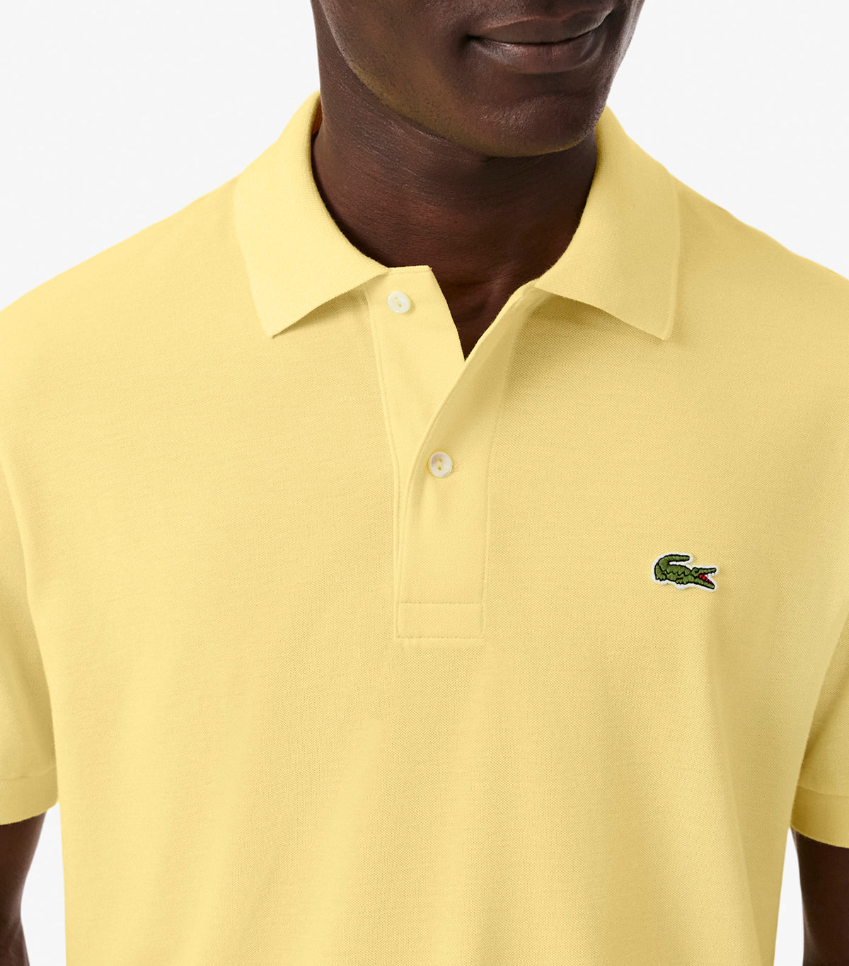 Classic Fit L.12.12 Light Piqué Polo Shirt Yellow