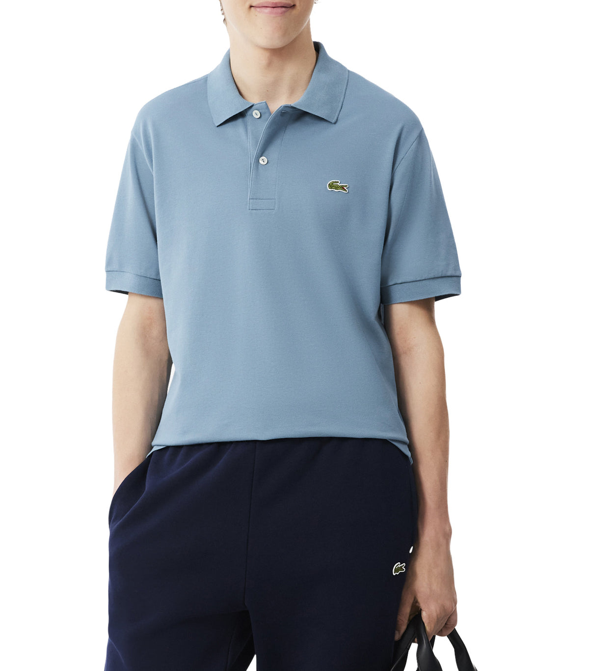 Classic Fit L.12.12 LIGHT Piqué Polo Shirt Blue