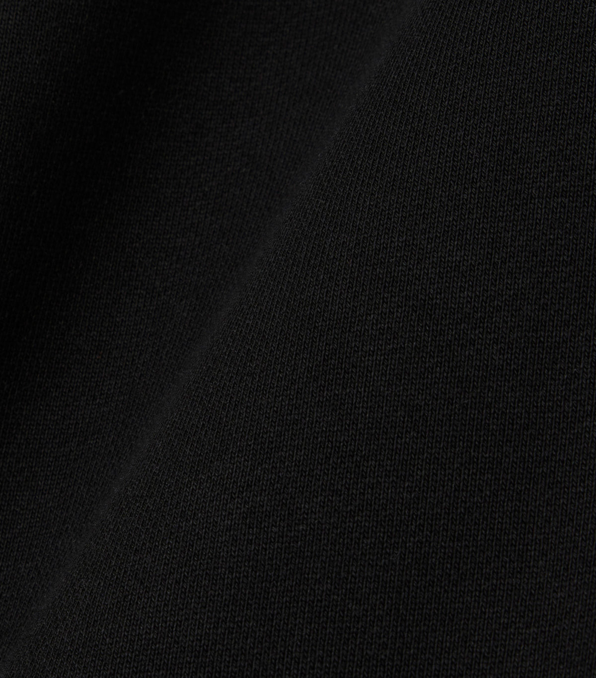 Stripe Band Fleece Sweatshirt Black