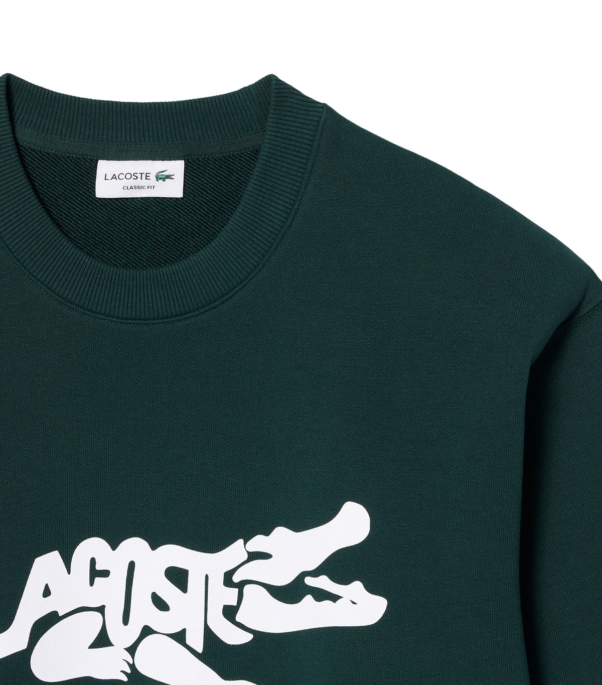 French Made Cotton Sweatshirt Forest Green