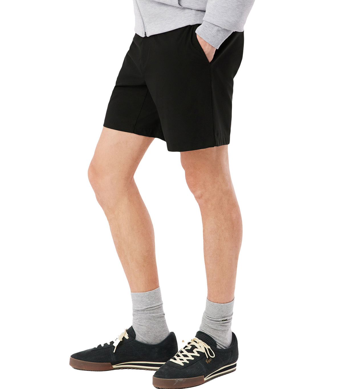 Slim Fit Stretch Shorts Black