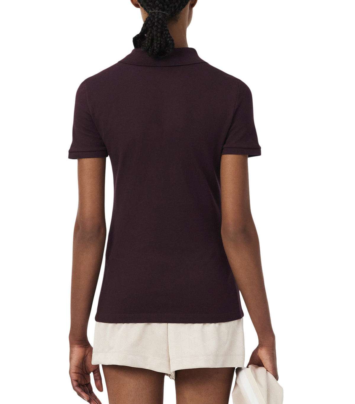 L.12.D Slim Fit Stretch Mini Pique Polo Shirt Oxalis