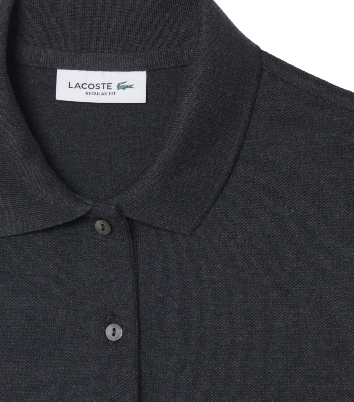 Women's Lacoste Regular Fit Soft Cotton Petit Pique Polo Shirt Lightning Chine