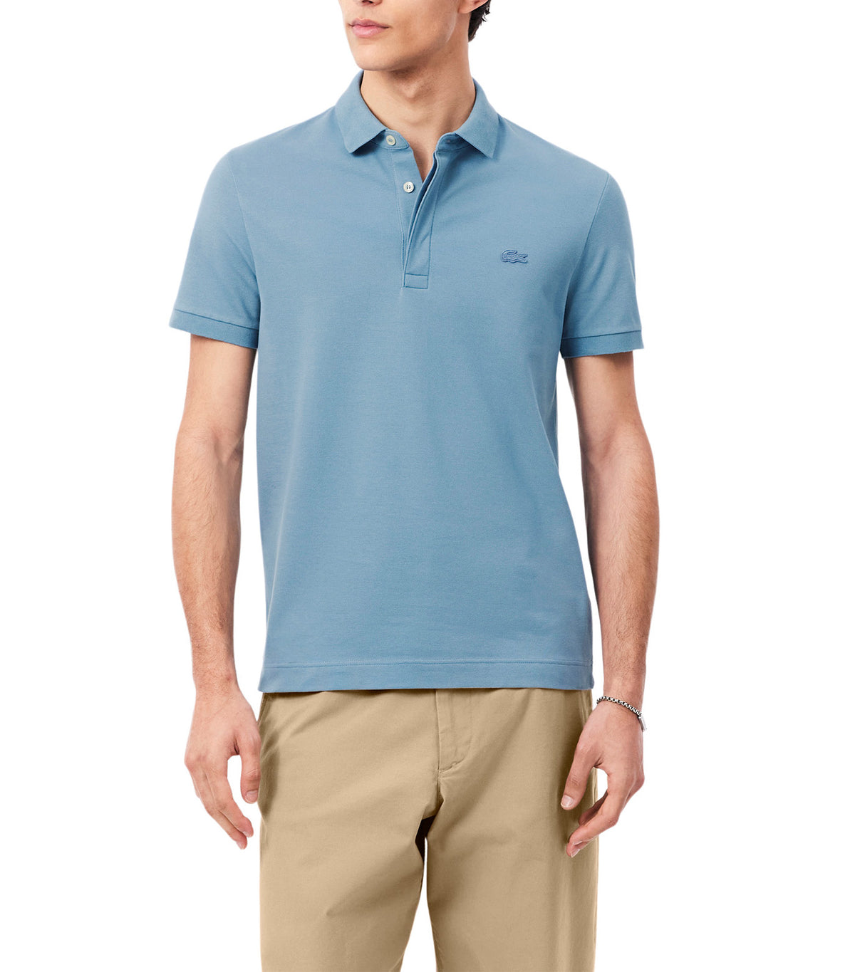 Smart Paris Stretch Cotton Pique Polo Shirt Aral