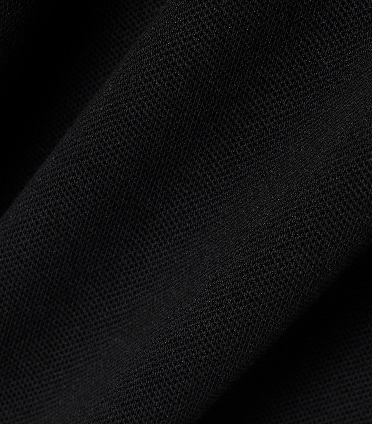 Slim Fit Jacquard Branded Piqué Polo Shirt Black
