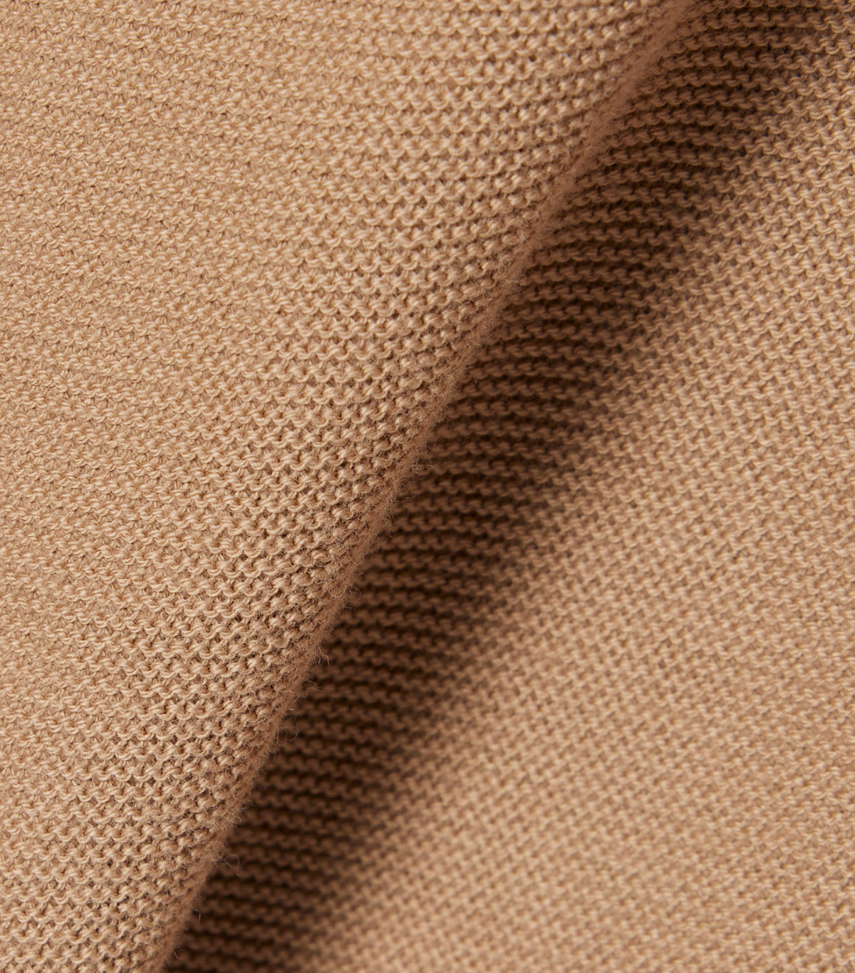 Classic Fit Knitted Polo Shirt Cookie