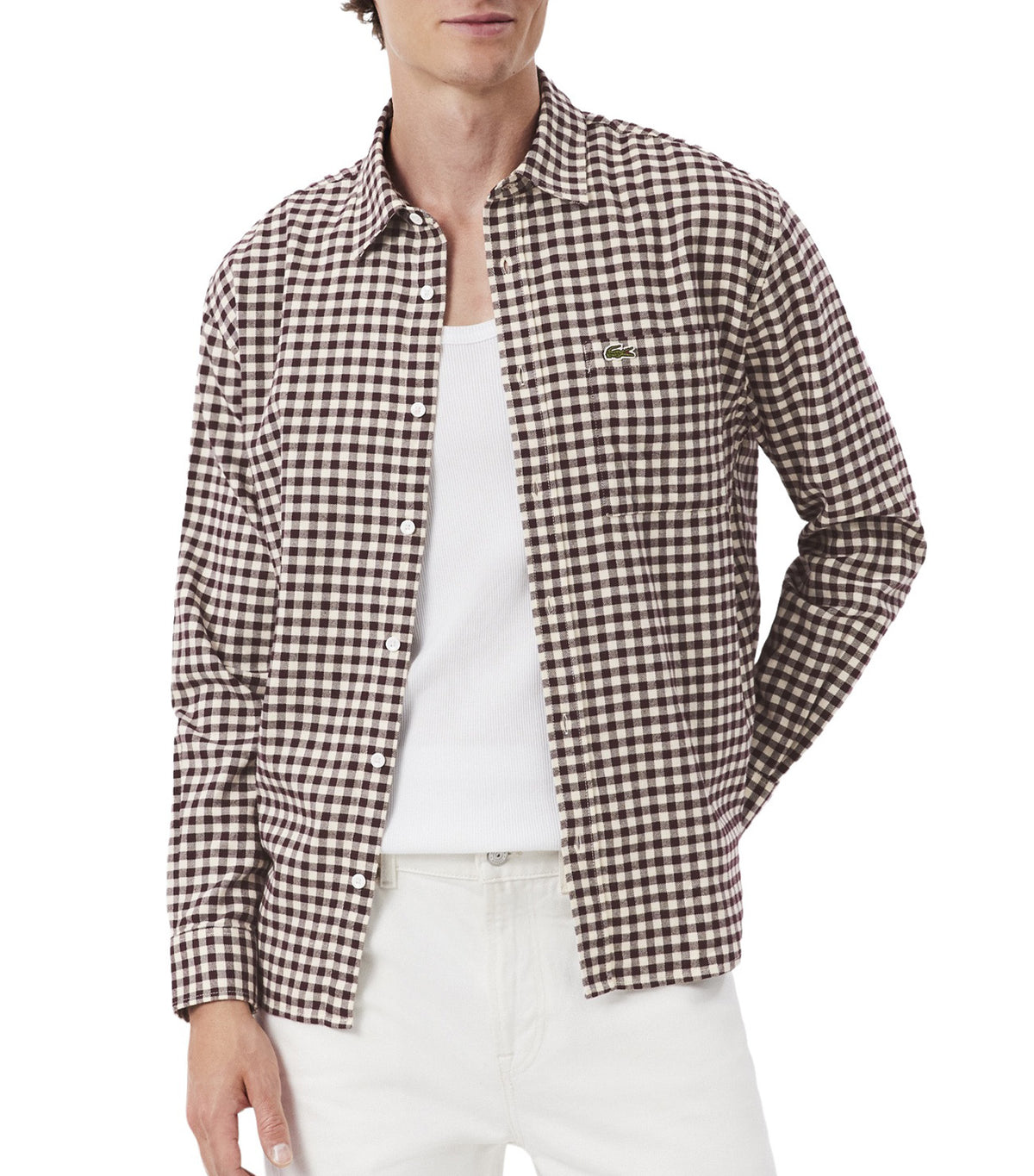 Regular Fit Plaid Flannel Shirt Lapland/Oxalis