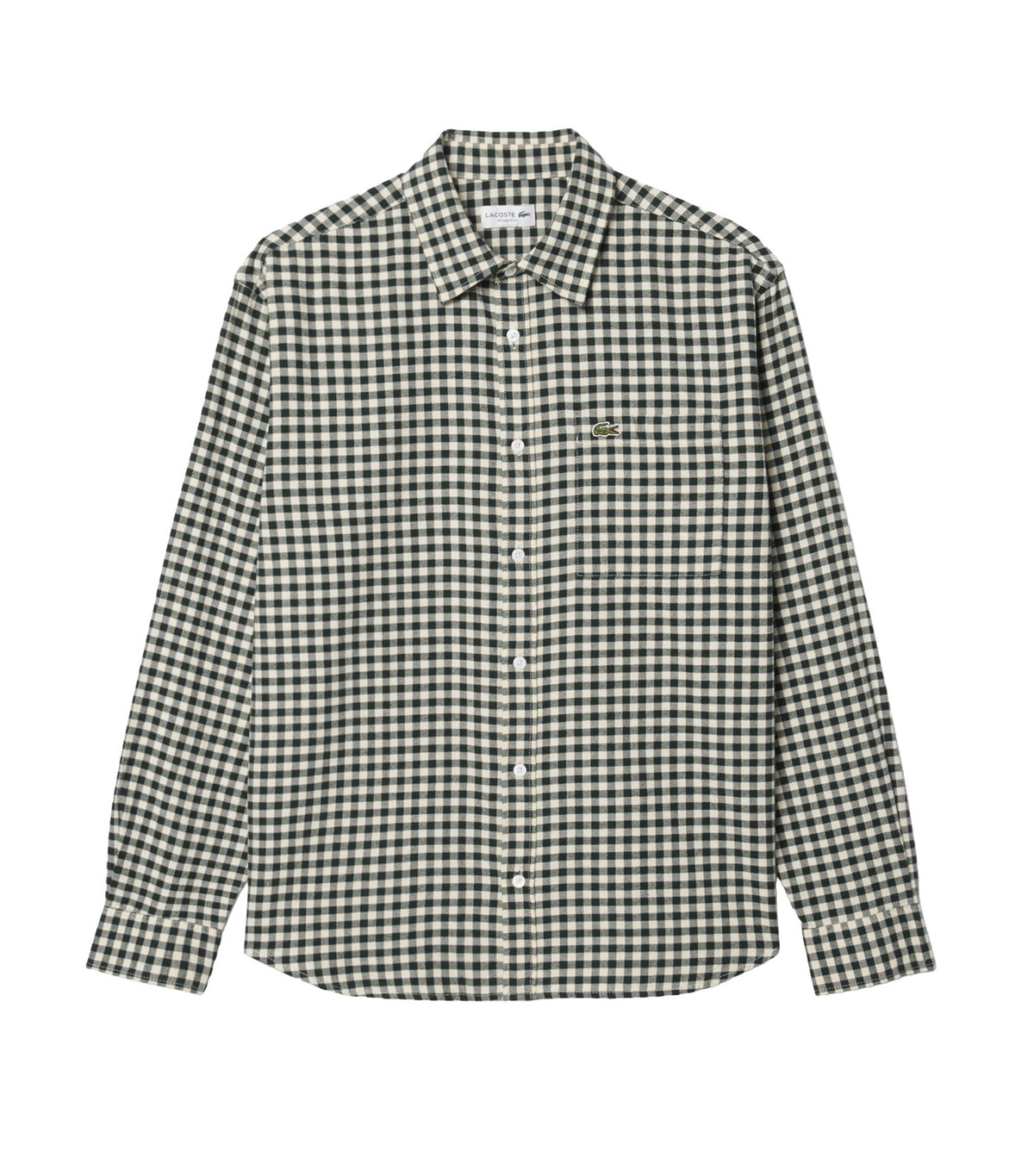 Regular Fit Plaid Flannel Shirt Lapland/Sinople