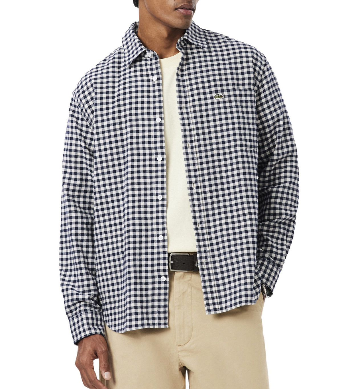 Regular Fit Plaid Flannel Shirt Lapland/Navy Blue
