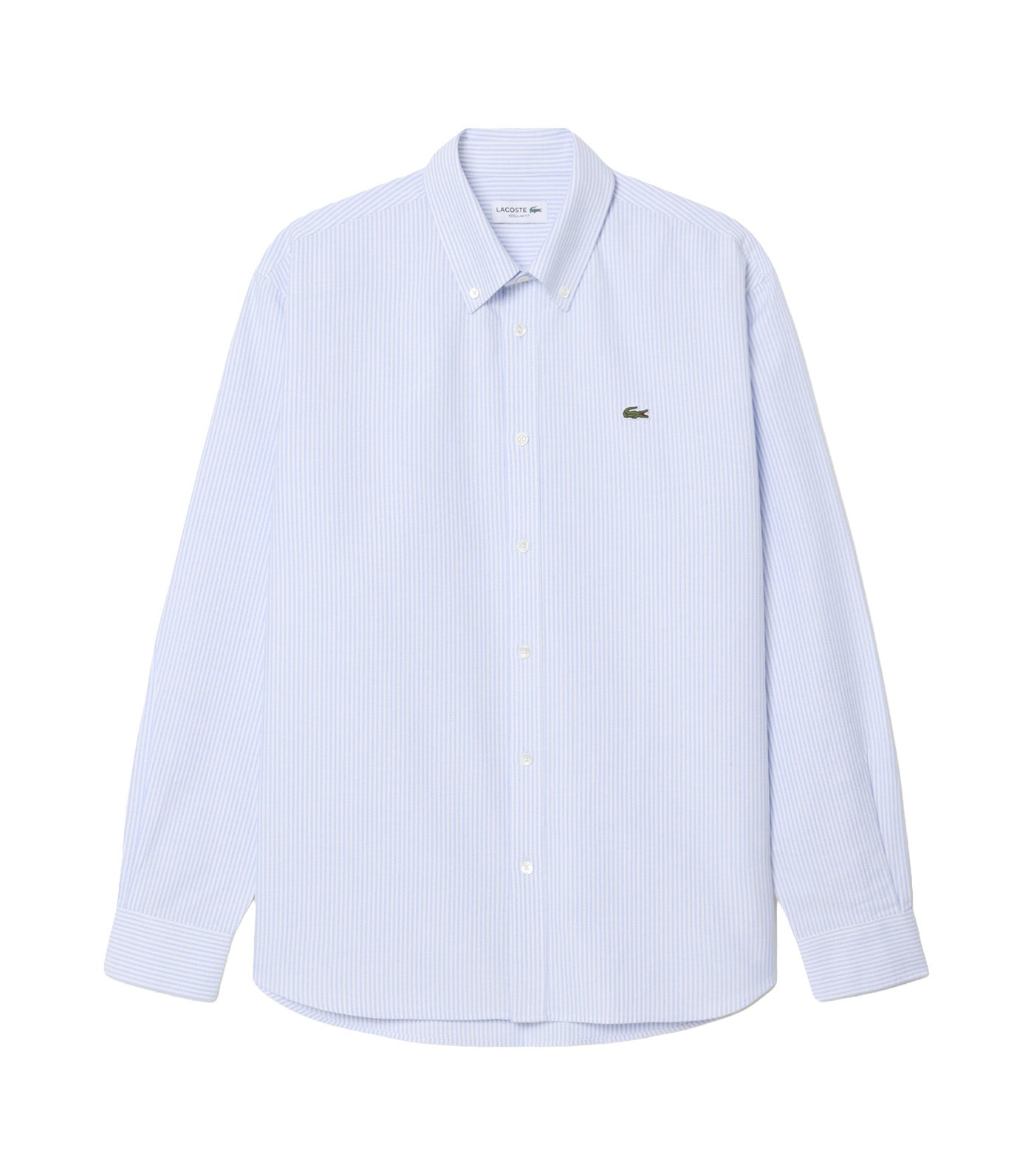 Regular Fit Striped Oxford Shirt Overview/White