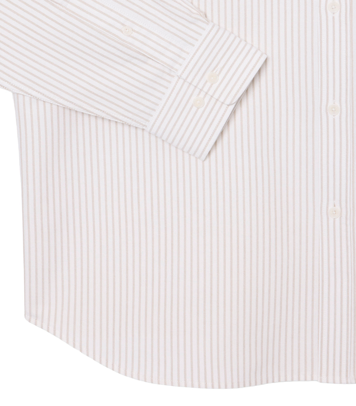 Relaxed Fit Striped Oxford Shirt Flour/Viennese