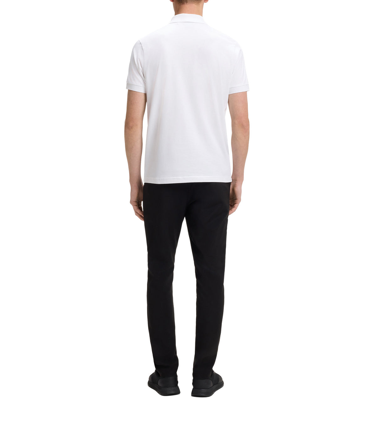 Regular-Fit Polo with Embroidered Logo White