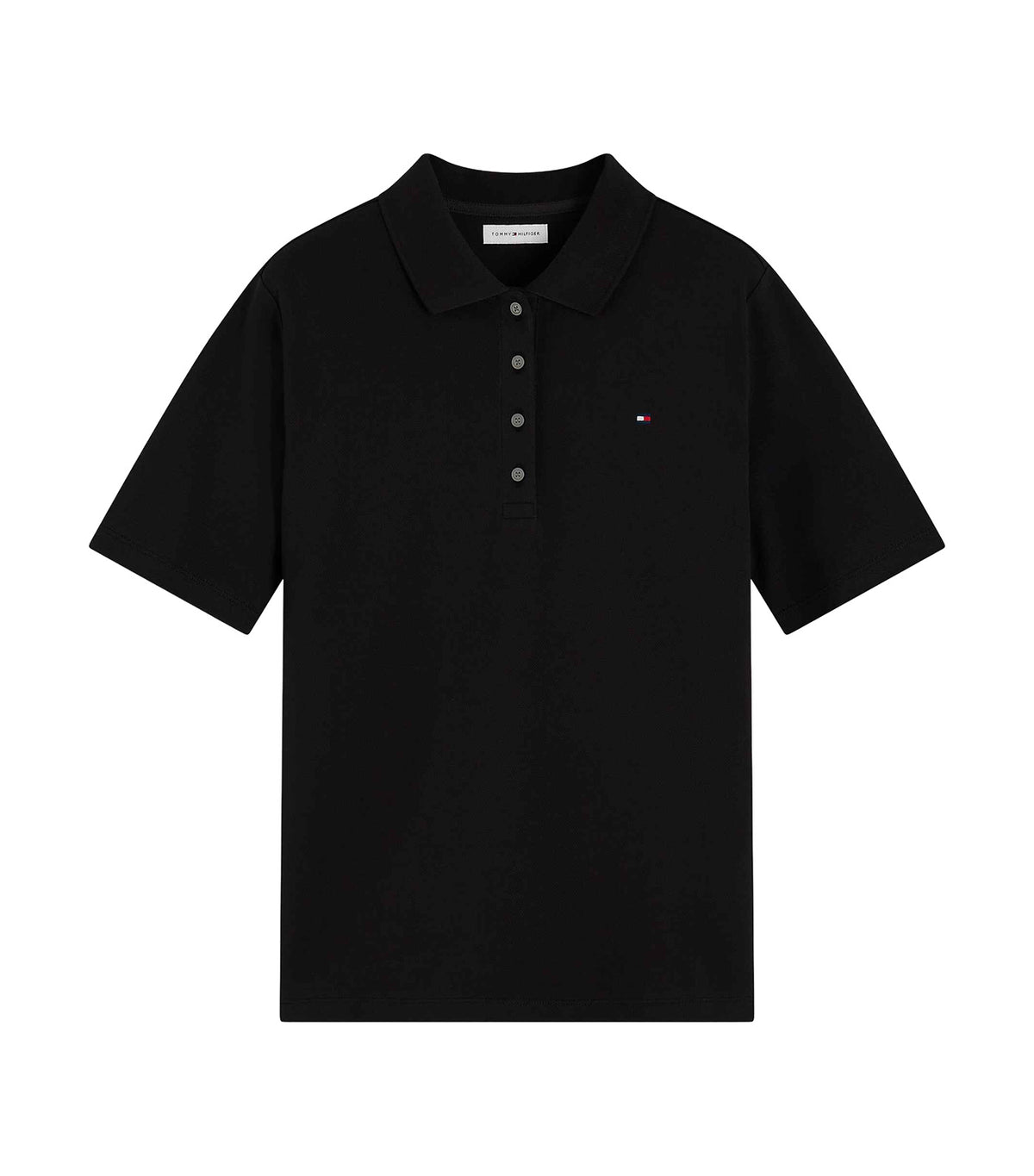 Women's 1985 Reg Pique S/S Polo Black