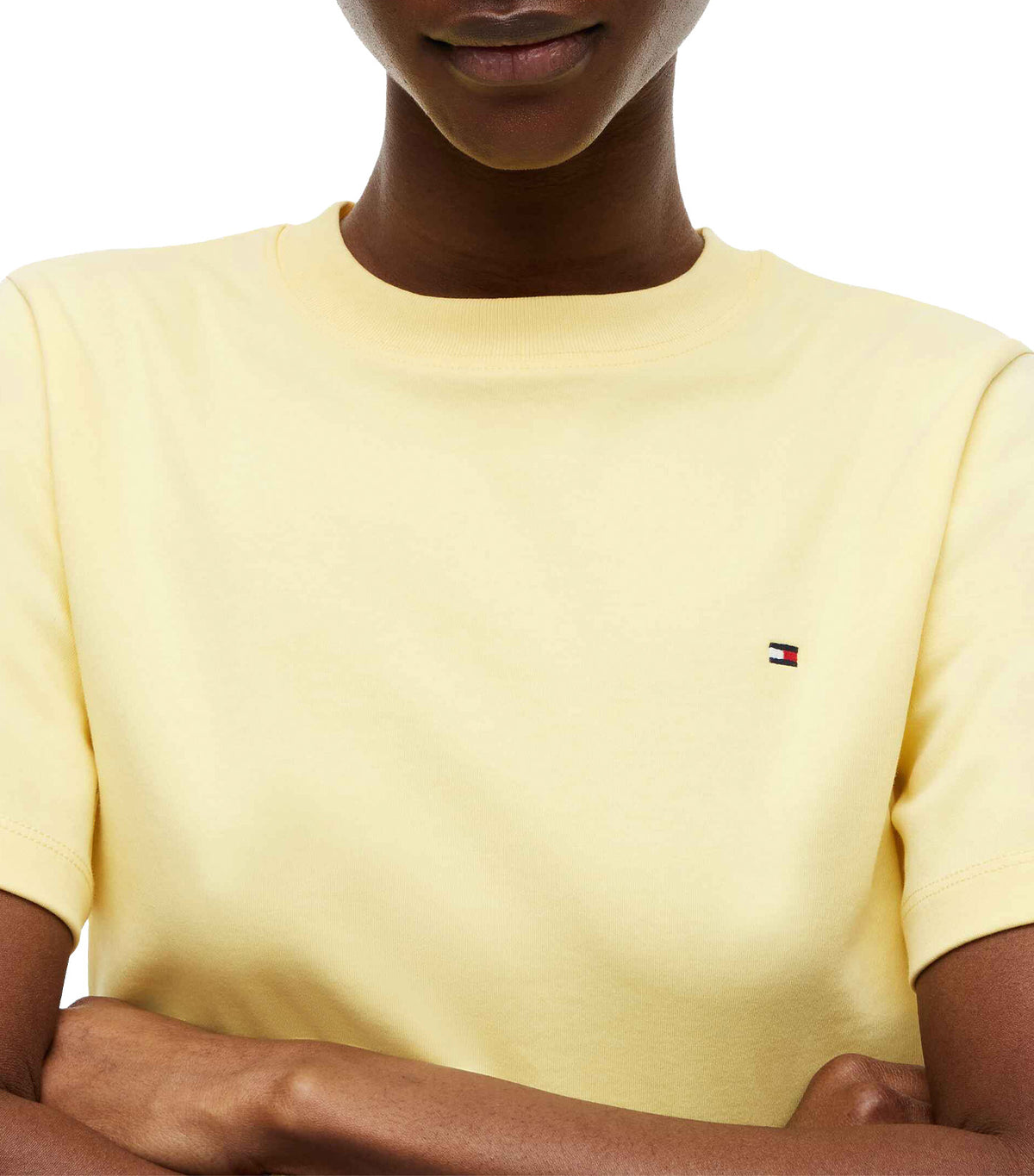 Women's Interlock Boxy Crew SS Neck Tee Citronella